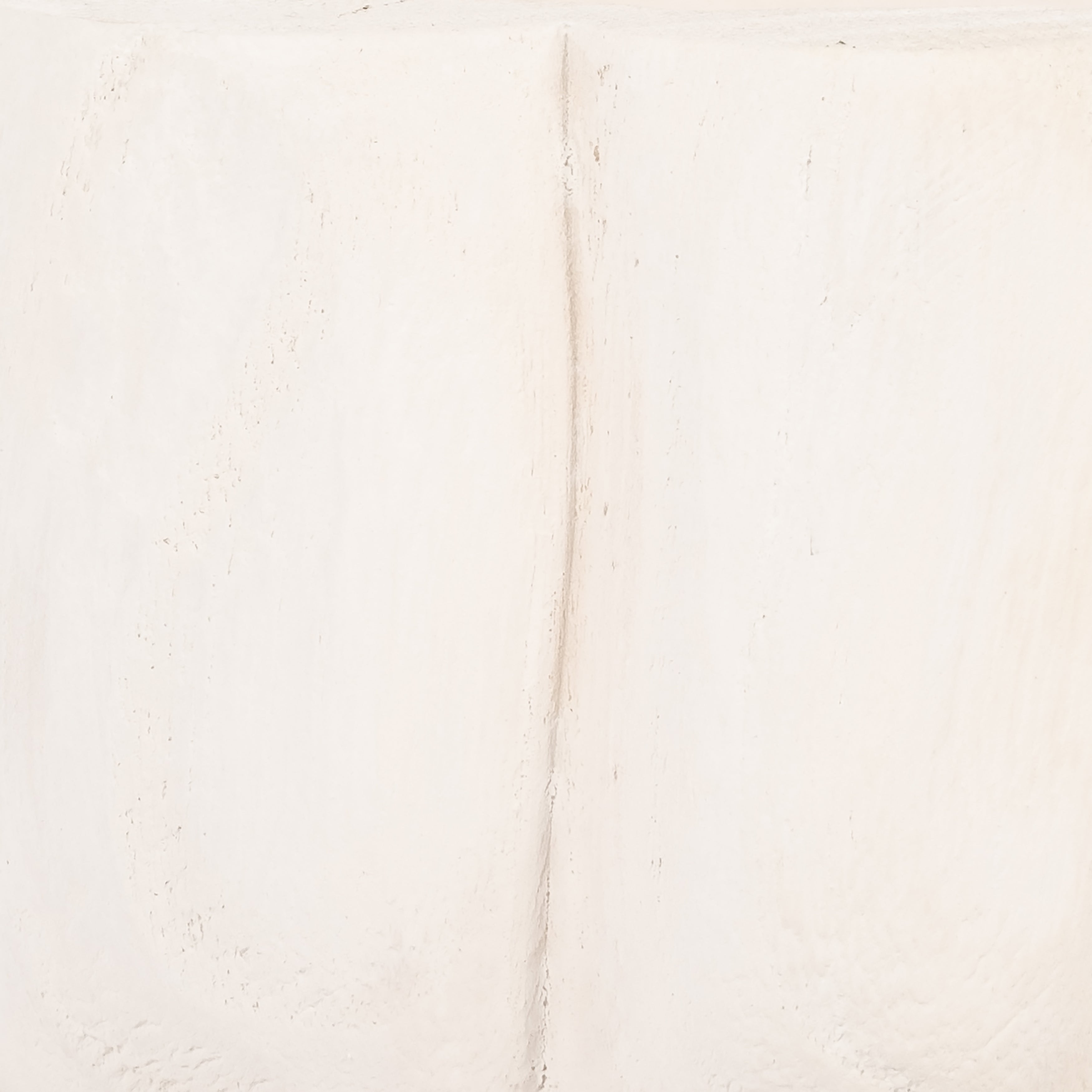 Wood, 9" Scalloped Bowl, White - Decor Addict, LLC