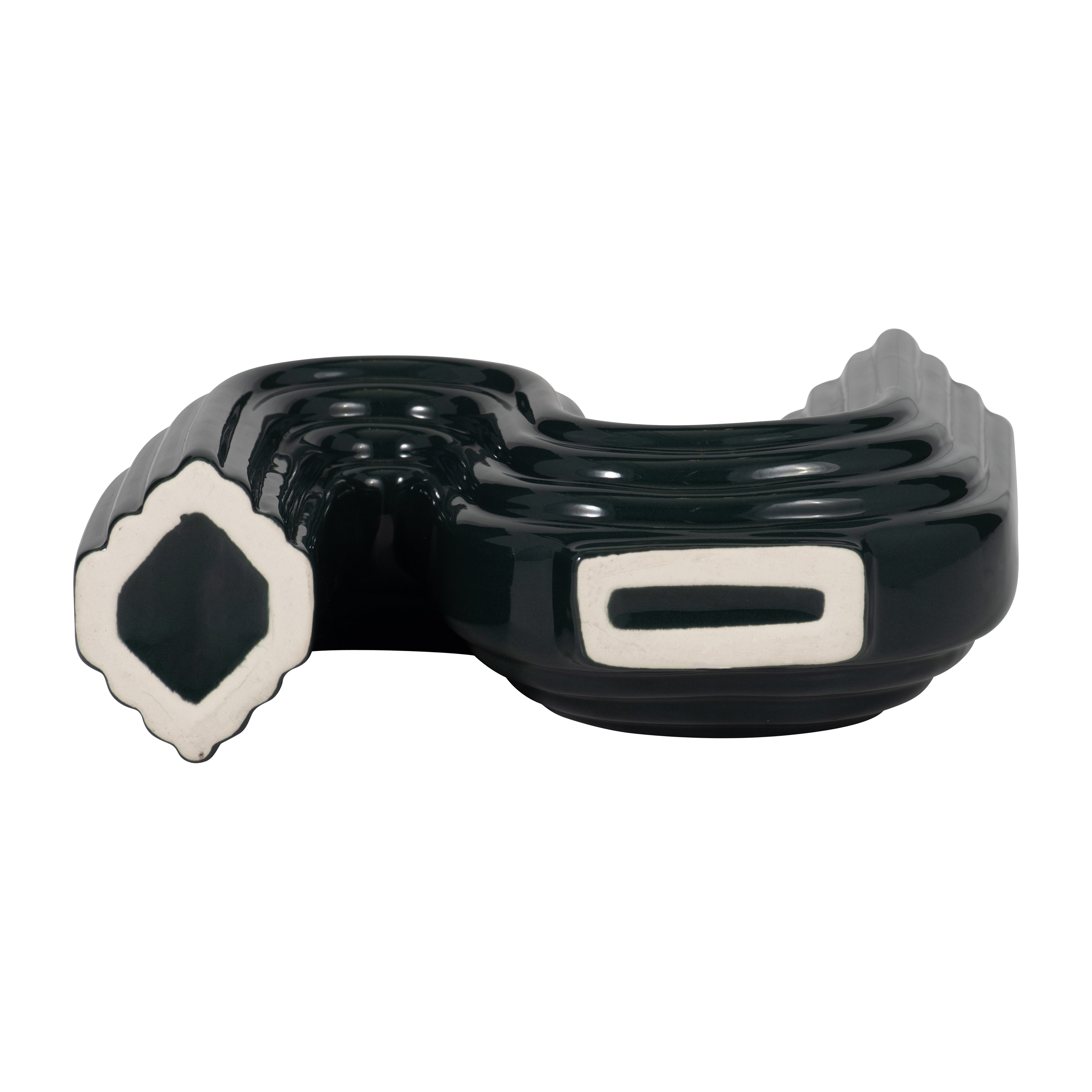 Cer, 6" Loopy Vase, Forest Green - Decor Addict, LLC