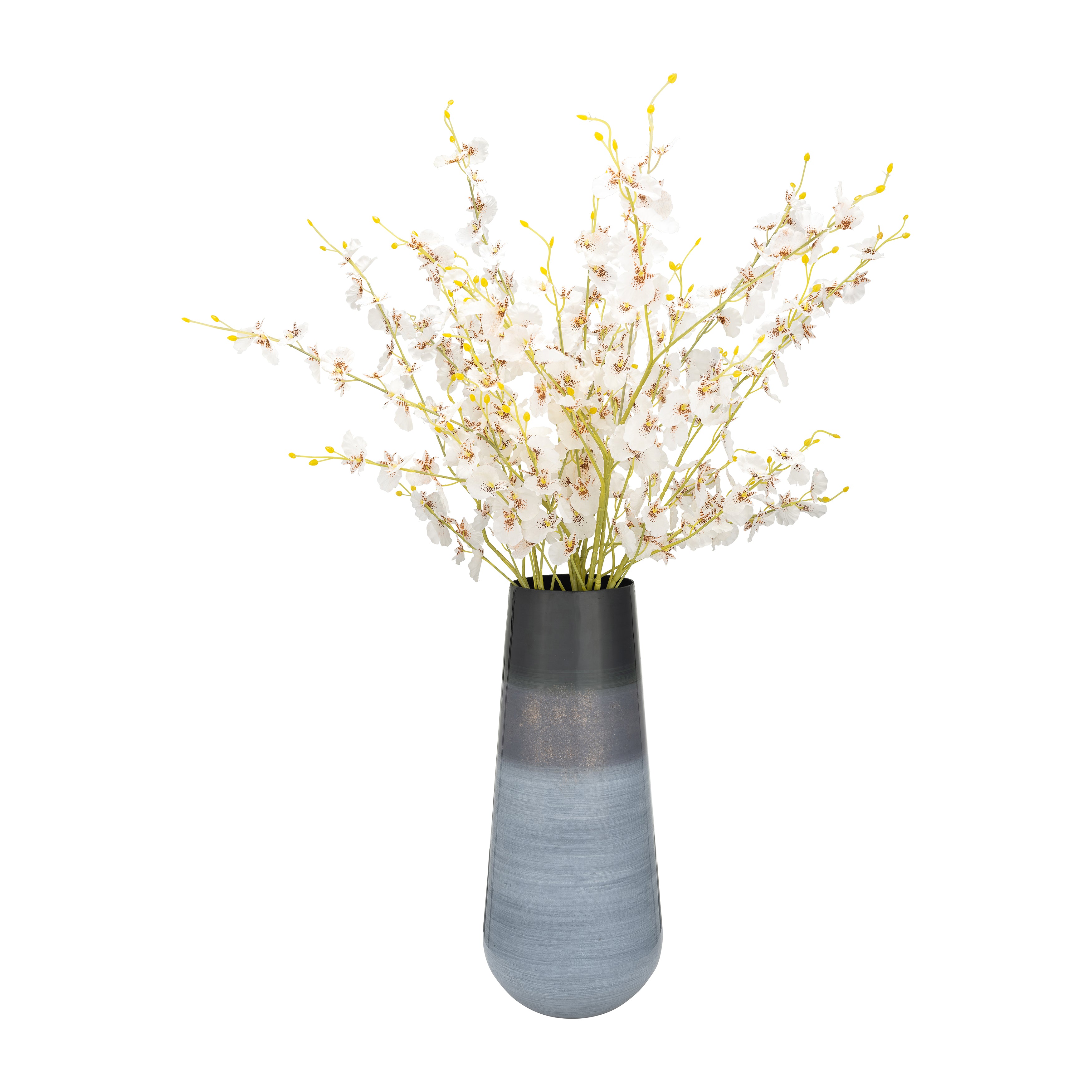 Metal 18"h Alabastron Vase, Multi - Decor Addict, LLC