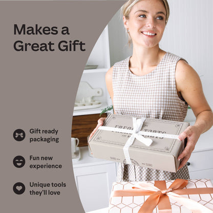 French Tart Baking Kit | Cake Decorating Tools | Unique Gift - Decor Addict, LLC