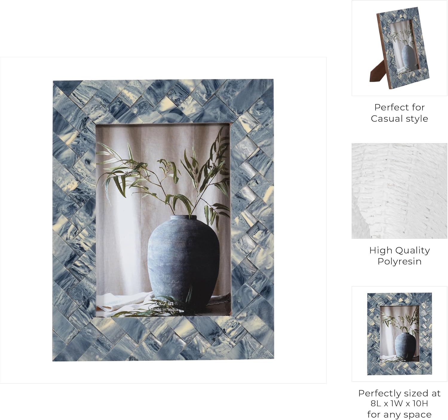 Decor Addict Woven Photo Frame - Thumbnail 3