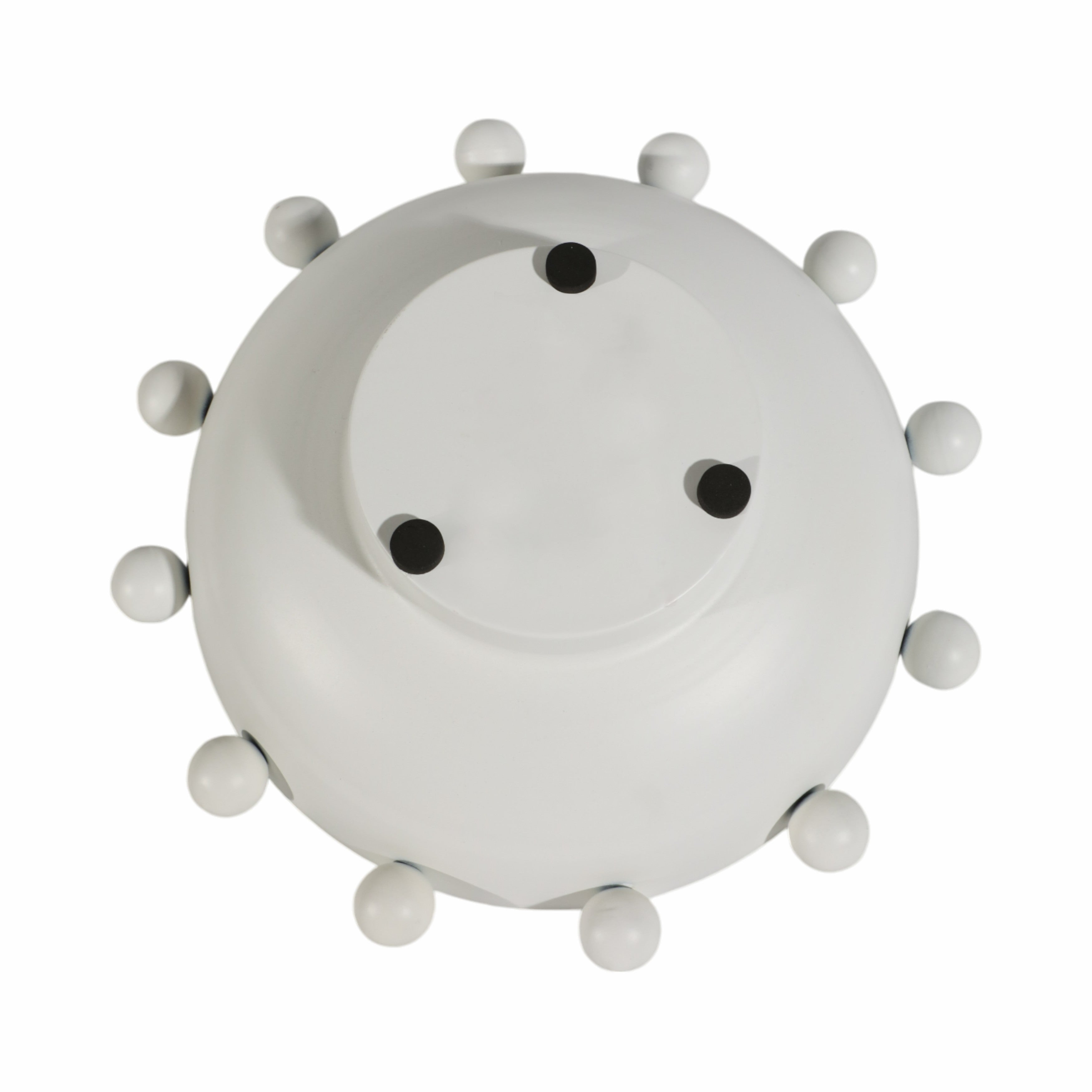 11" Hobnail Bowl, White - Decor Addict, LLC