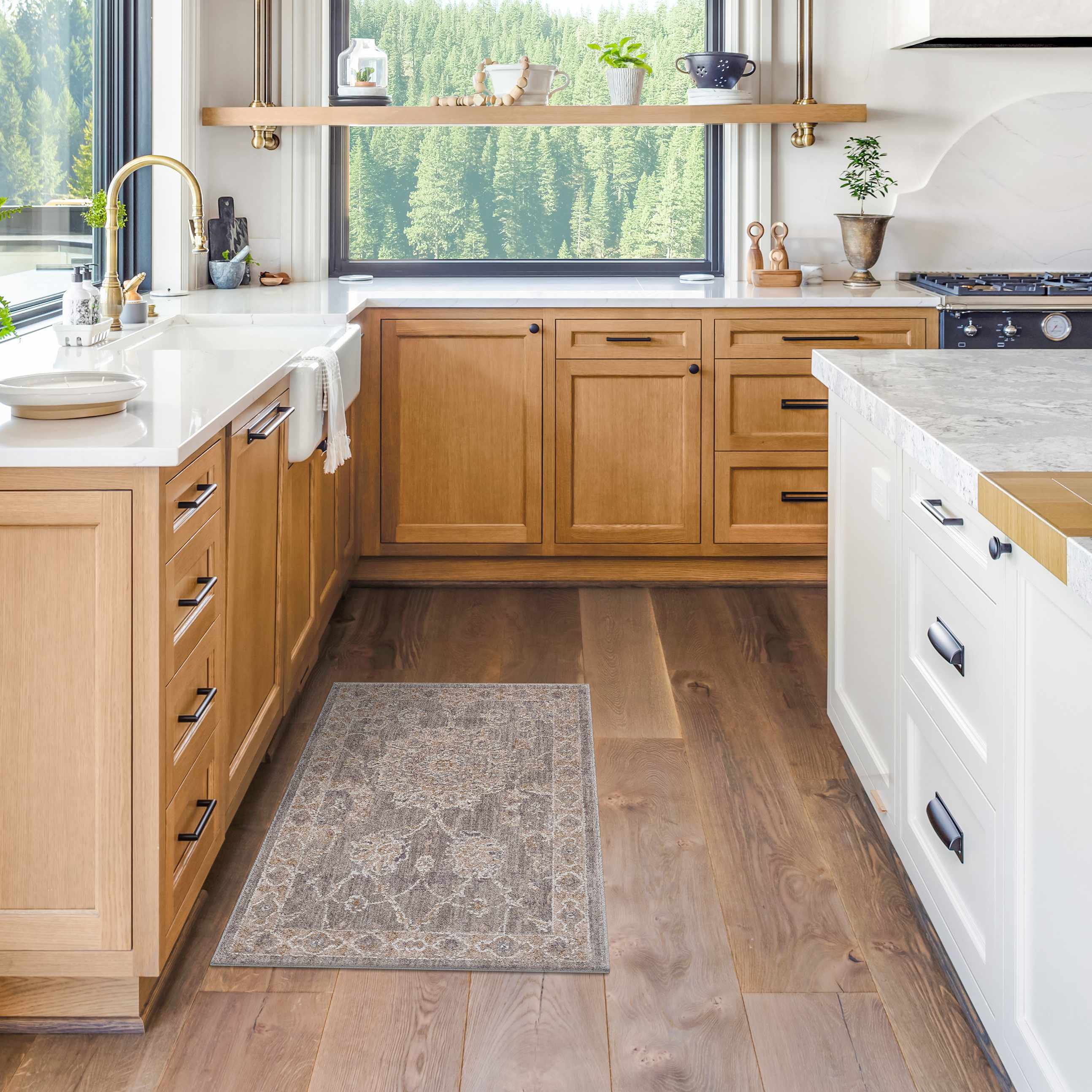 Monterey Gray Persian Rug - Decor Addict, LLC