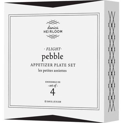 Flight Pebble Appetizer Plates Set of 4 - Decor Addict, LLC