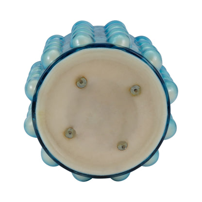 Glass, 9" 102 Oz Bubble Candle, Blue - Decor Addict, LLC