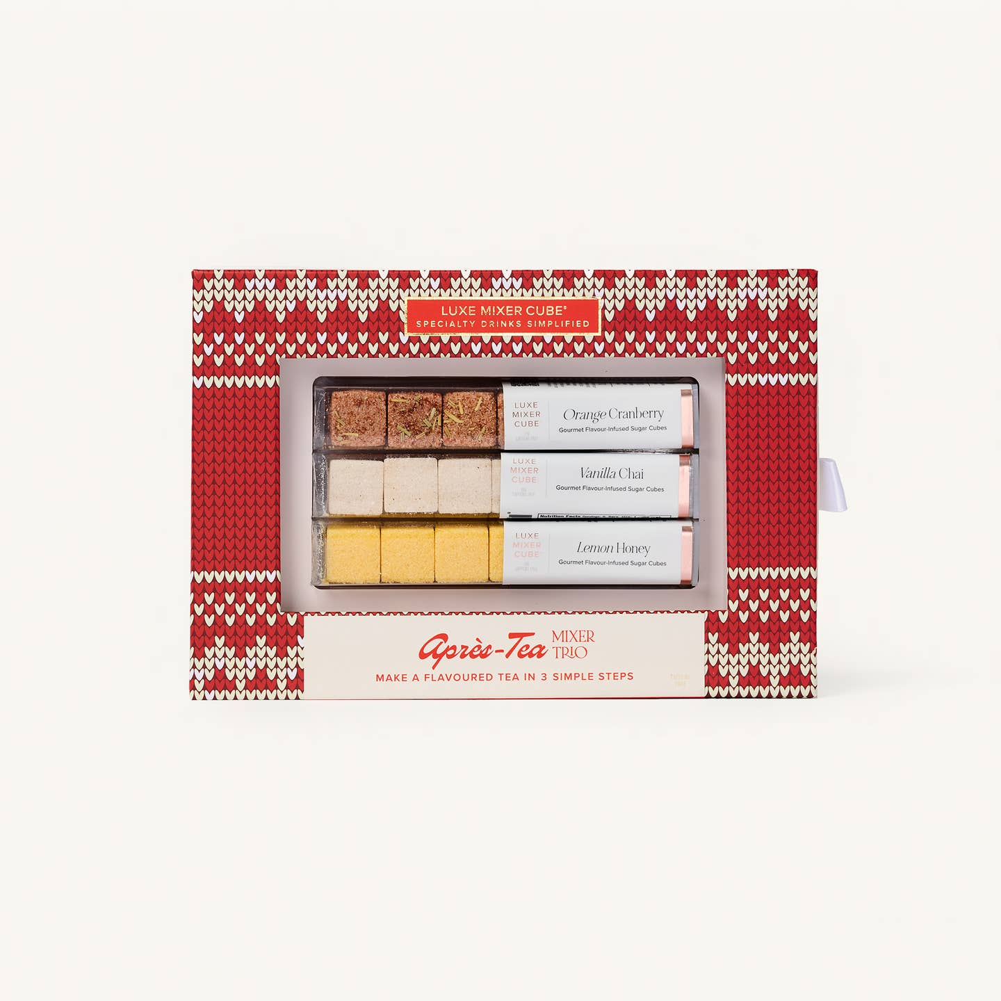 Winter Tea Cube Kit For Hot Drinks, 3 Gourmet Flavors - Decor Addict, LLC