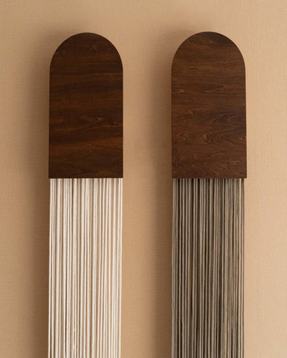 Macrame Fiber Wall Hanging for Elegant Home V80 : Terracotta / Jacobean - Decor Addict, LLC