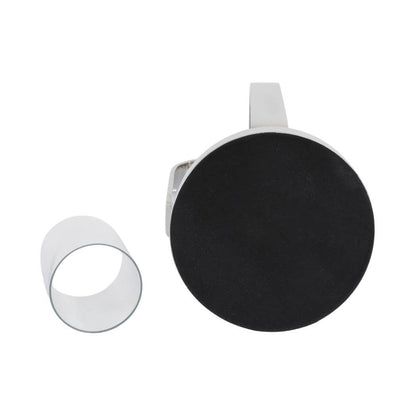 Candle Holder - Silver Metal Stylish Hurricane, 17 in. - Decor Addict, LLC