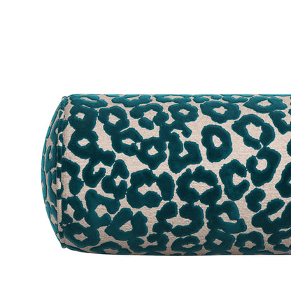 Elvira Bolster Pillow: Blue Smoke / 8" x 24" - Decor Addict, LLC