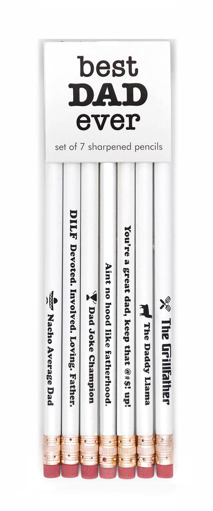 BEST DAD EVER PENCIL SET - Decor Addict, LLC