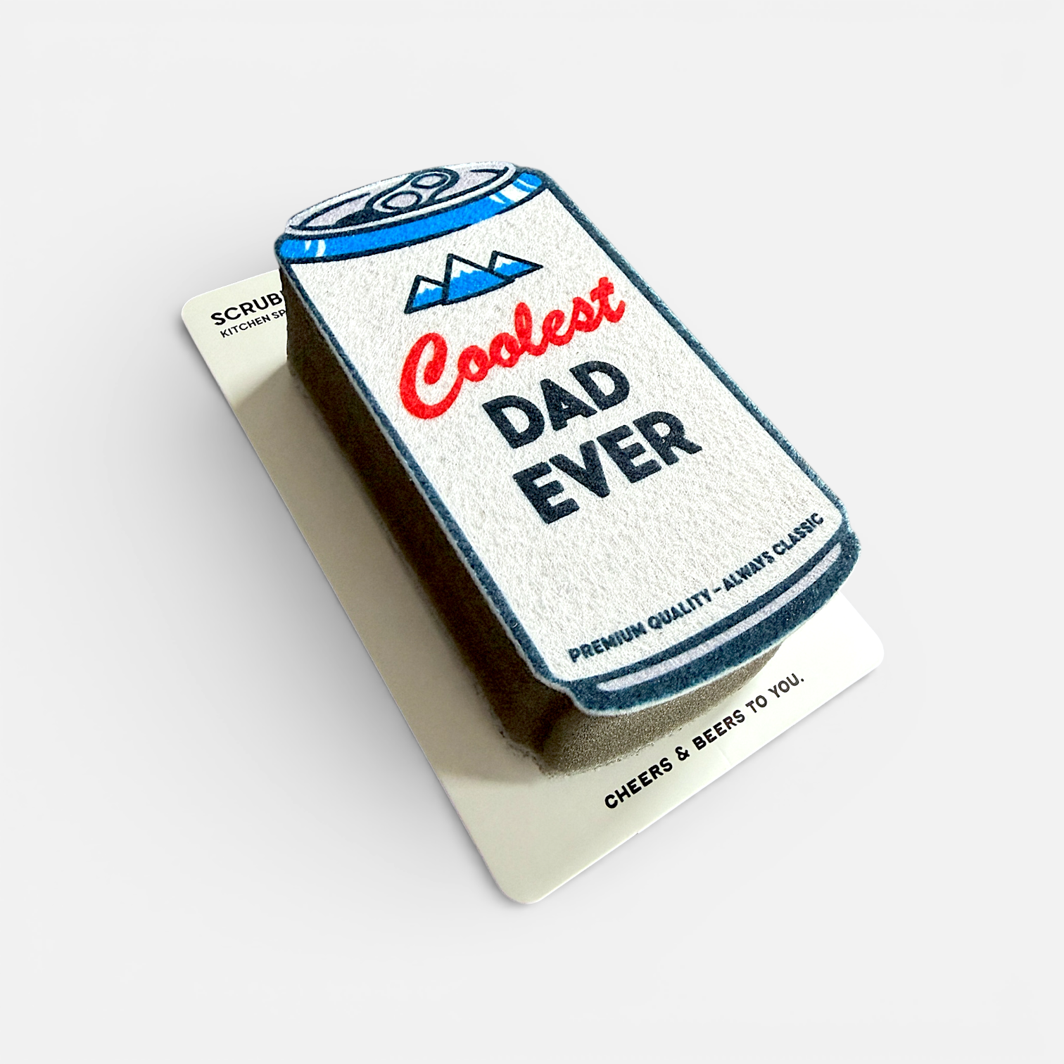 Beer Scrubbly - Coolest Dad: Blue