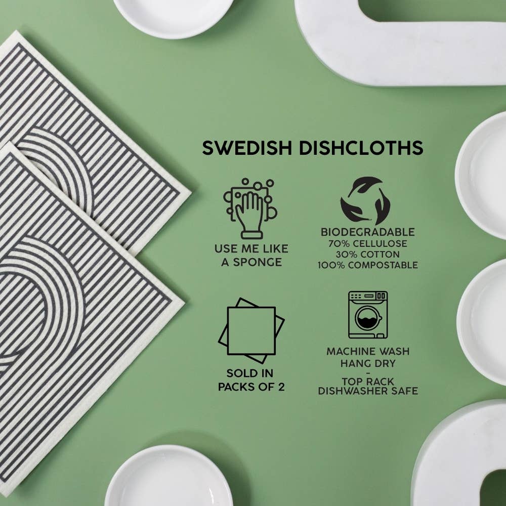 Circle Loop - 2pk Swedish Dishcloth - Decor Addict, LLC