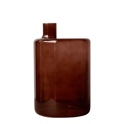 Pipe Dark Red XL: Red / GLASS - Decor Addict, LLC