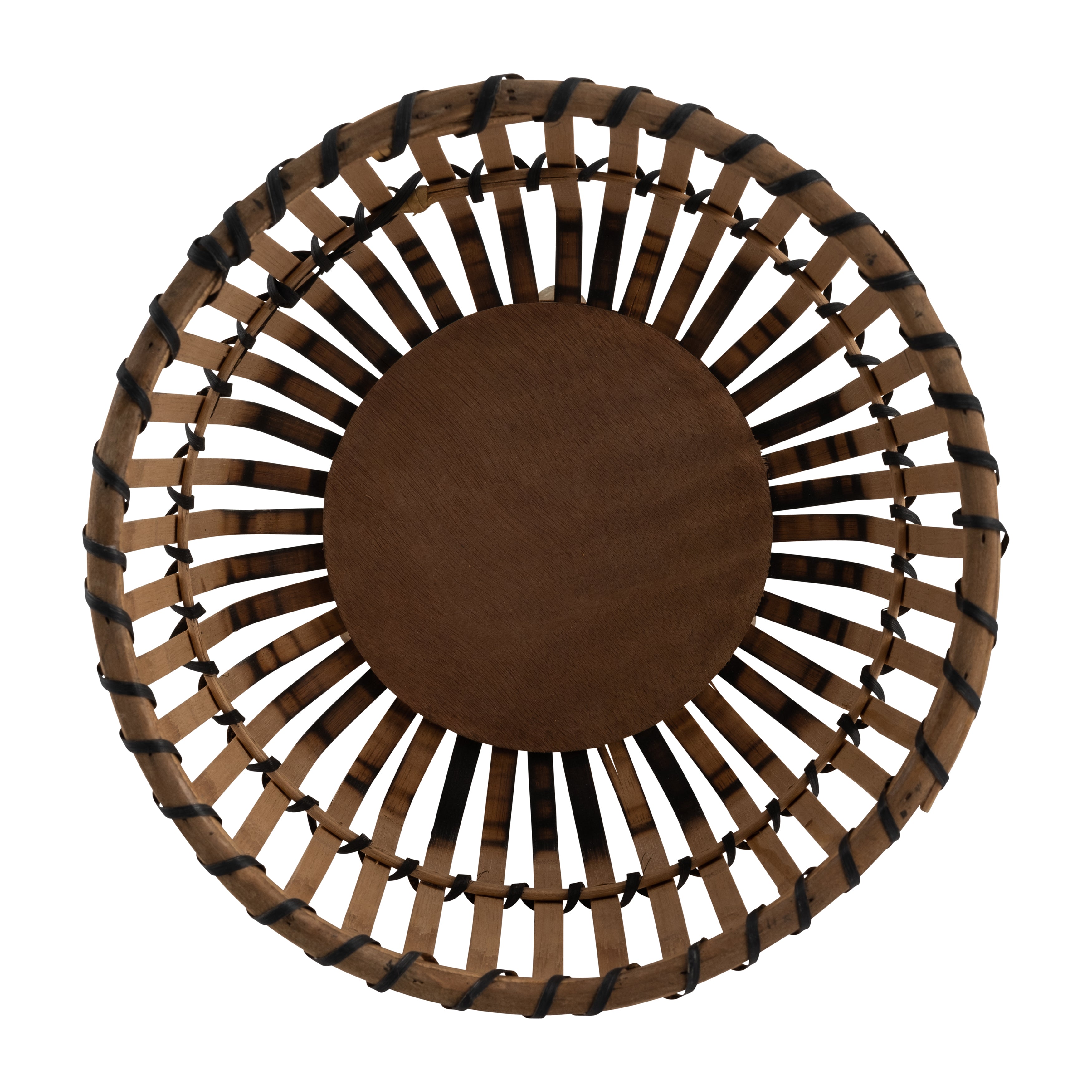 S/3 Bamboo Footed Planters 11/13/15", Natural - Decor Addict, LLC