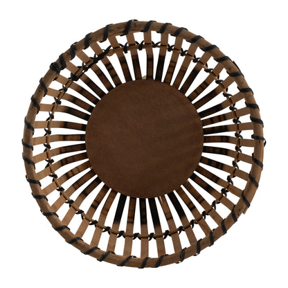 S/3 Bamboo Footed Planters 11/13/15", Natural - Decor Addict, LLC