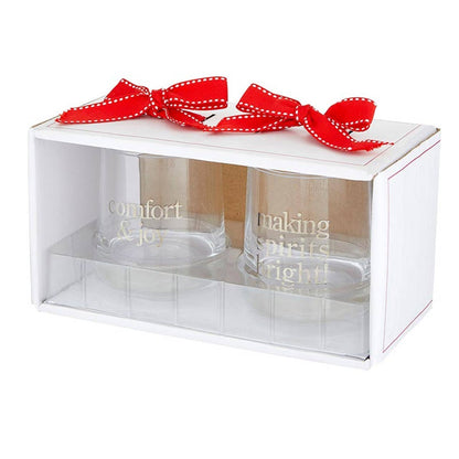 Face to Face Rocks Glasses - Comfort & Bright - Set of 2 - Decor Addict, LLC