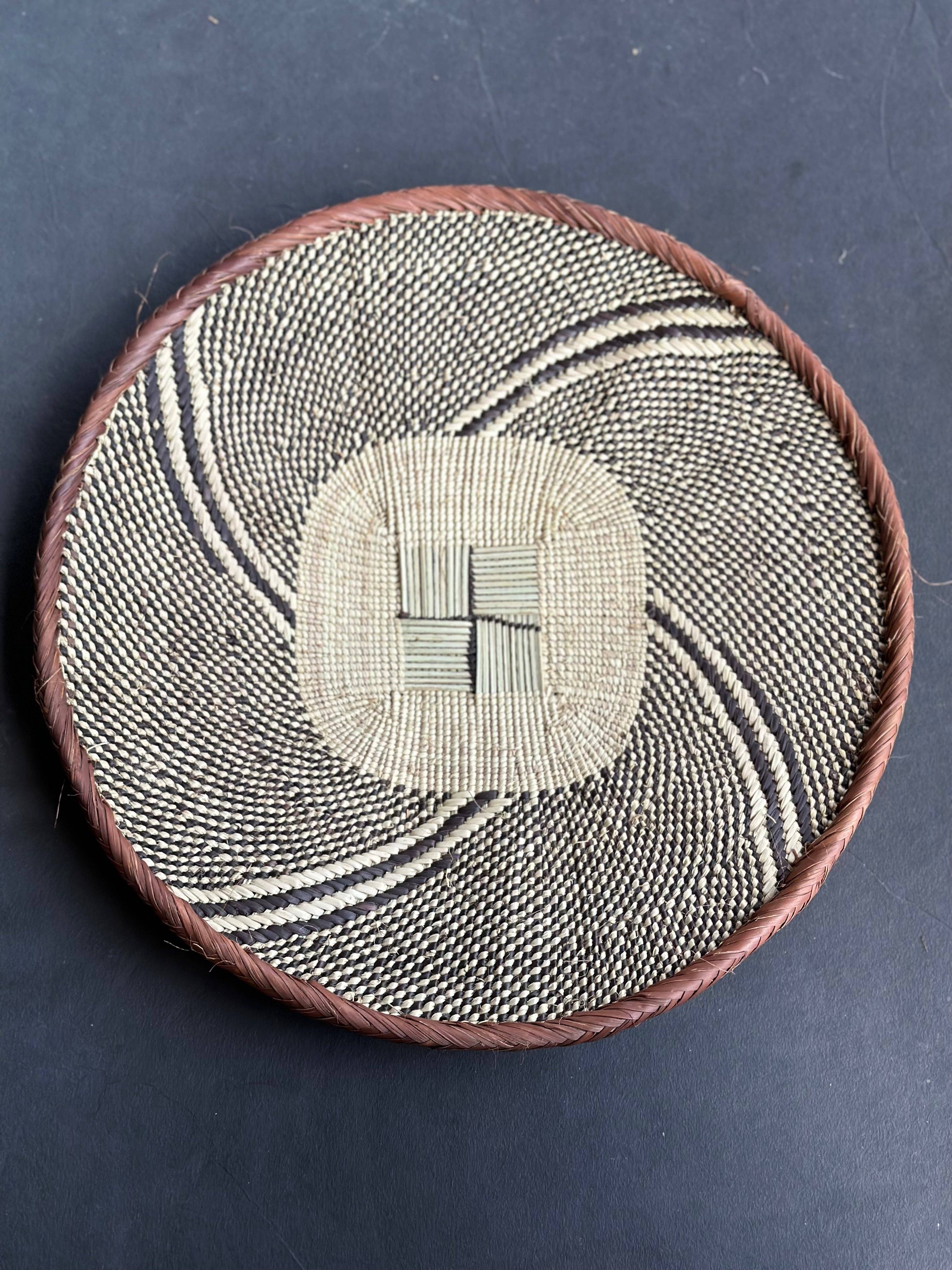African Binga or Tonga Zimbabwe Basket 13"-16"  Basket # 148 - Decor Addict, LLC