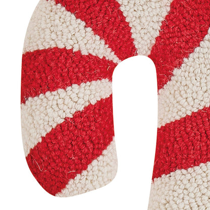 Shaped Candy Cane Hook Pillow - Decor Addict, LLC