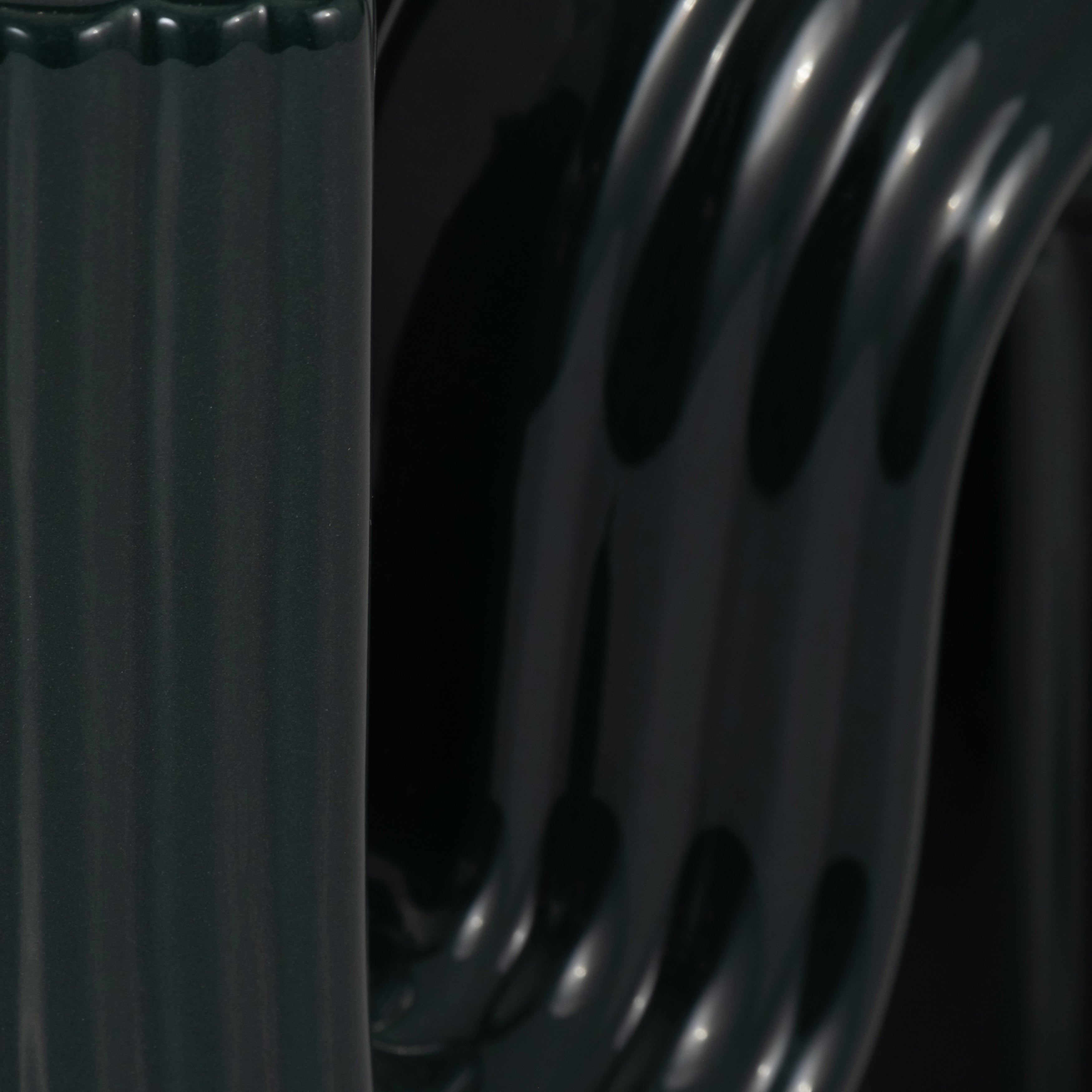 Cer, 6" Loopy Vase, Forest Green - Decor Addict, LLC