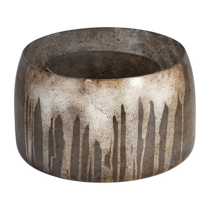 Glass, S/2 10/14" Decorative Bowls, Bronze - Decor Addict, LLC