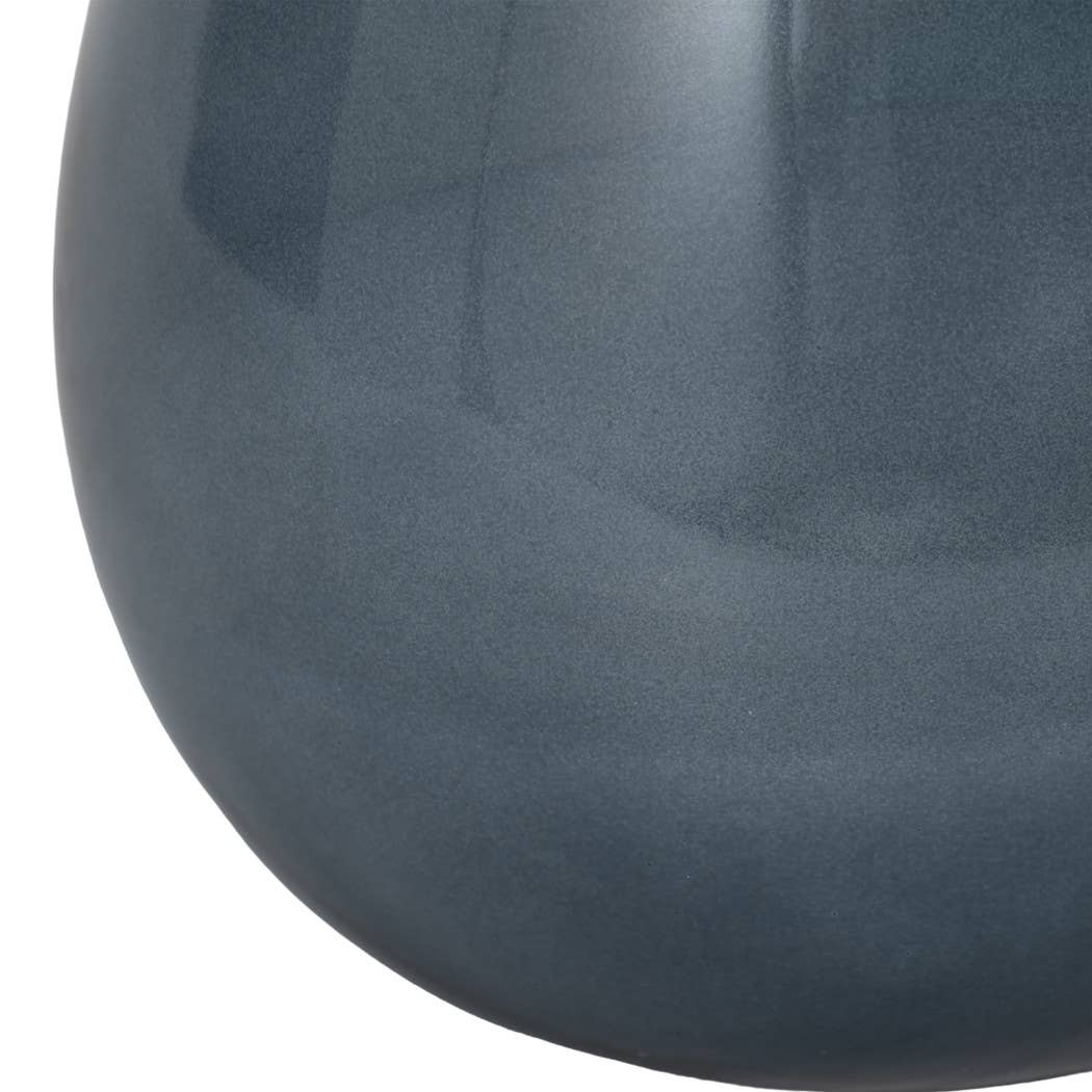 Glass Small Sleek Teardrop Hourglass - Blue, 20 in. - Decor Addict, LLC
