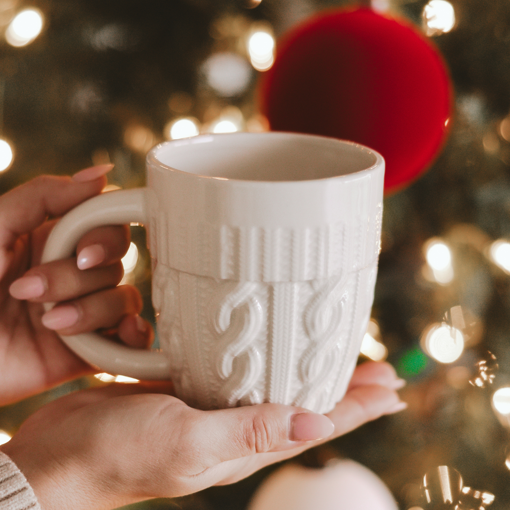 *NEW* Cream Sweater Coffee Mug - Christmas Decor & Gifts - Decor Addict, LLC