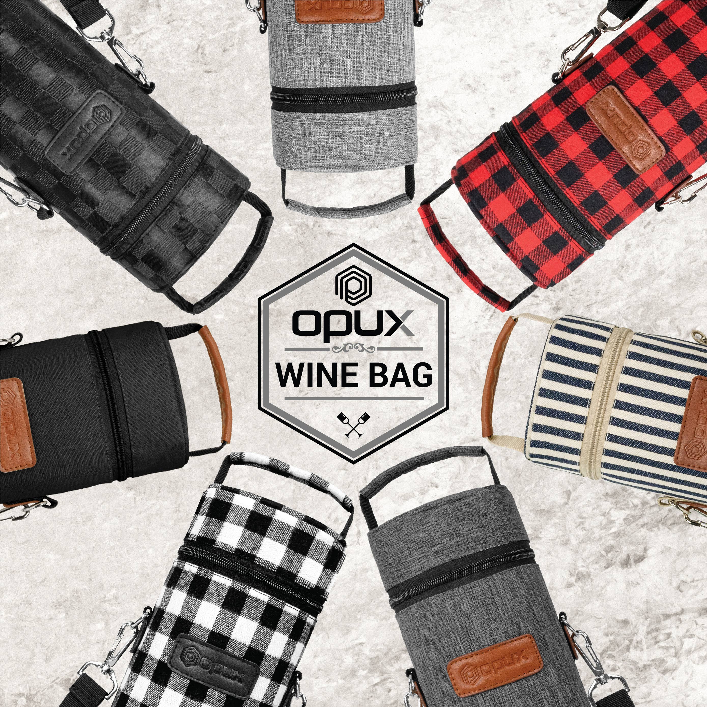 1 Bottle Wine Carrier Bag: Beige / 1 Bottle - Decor Addict, LLC