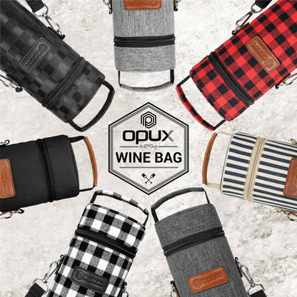 1 Bottle Wine Carrier Bag: Black / 1 Bottle - Decor Addict, LLC