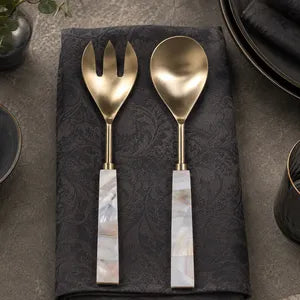 Sebring Mother of Pearl Salad Servers (Set of 2)
