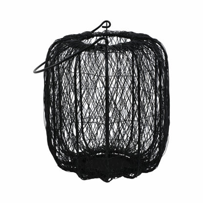 Metal, 10"h Wire Lantern, Black - Decor Addict, LLC