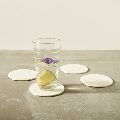 Blanco Coasters - Set of 4 - Decor Addict, LLC