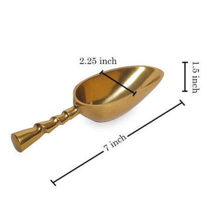 Gold Small Ice Scoop - Decor Addict, LLC