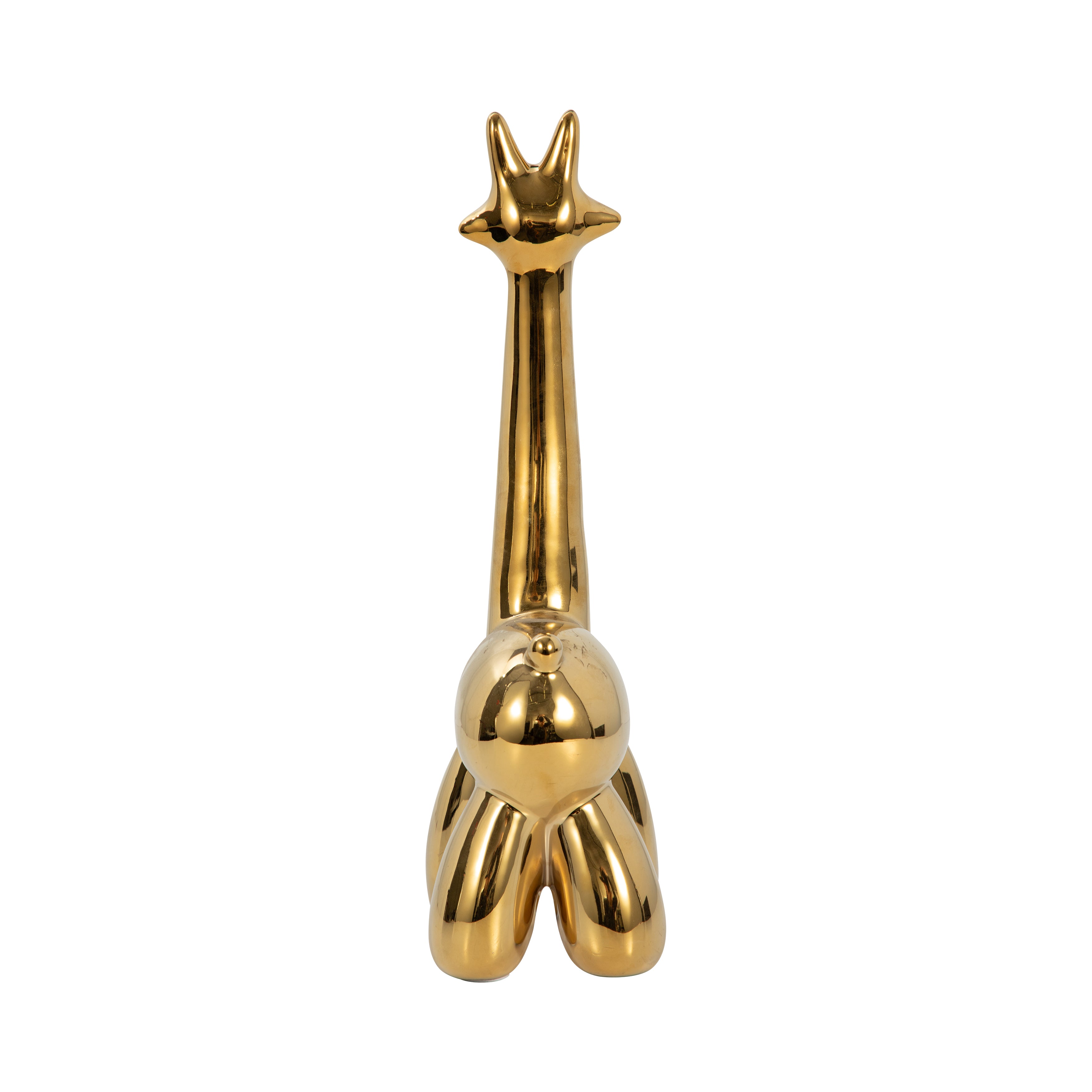 Gold Giraffe Balloon Animal - Decor Addict, LLC