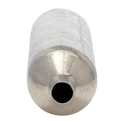 Metal, 19"h Cylinder Vase, Silver - Decor Addict, LLC