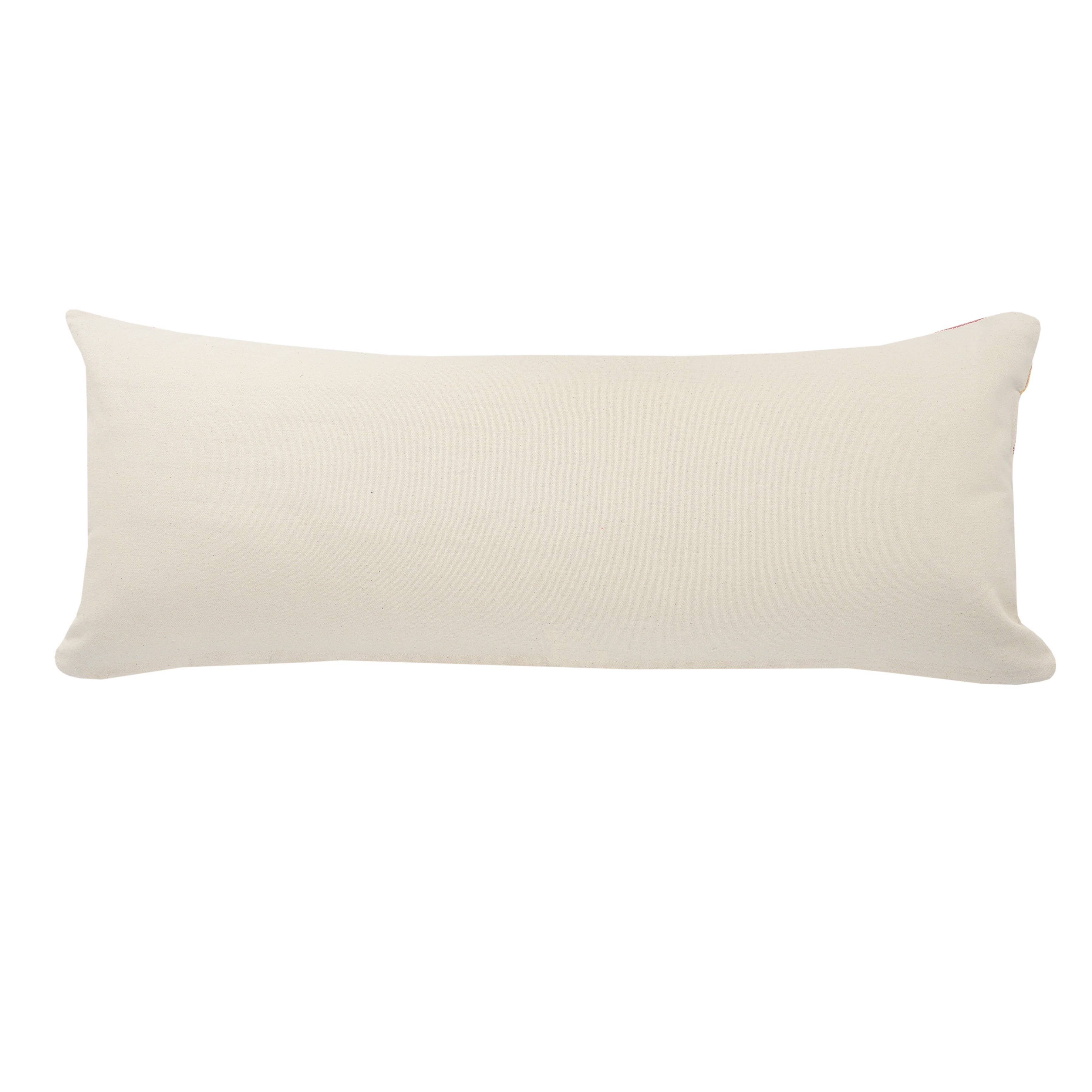 Multi-Lined Throw Pillow: Multi / 14" x 36" / Poly Filled - Decor Addict, LLC