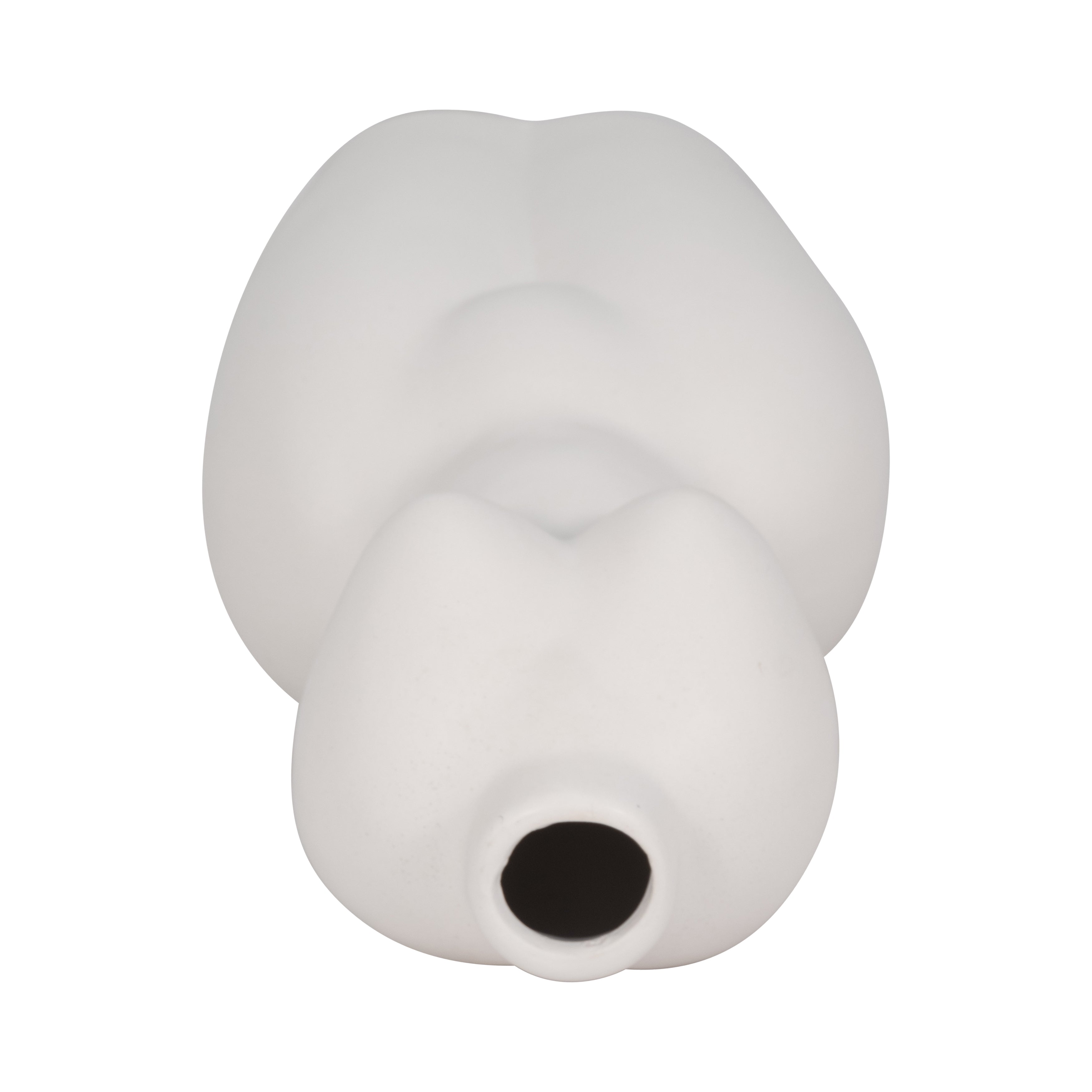 Dol, 12"h Torso Vase, White - Decor Addict, LLC