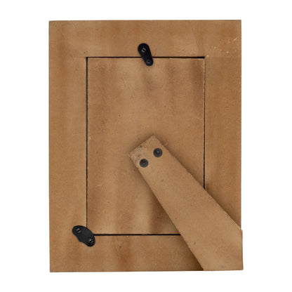 Resin, 4x6  Photo Frame, Black/white - Decor Addict, LLC