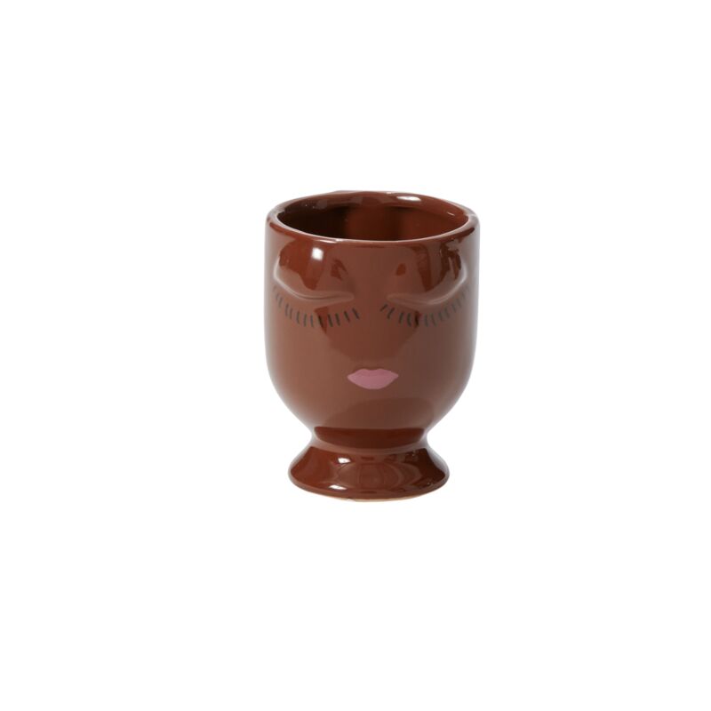 Chocolate Celfie Magnetic Pot 2.75"x 3.5" - Decor Addict, LLC