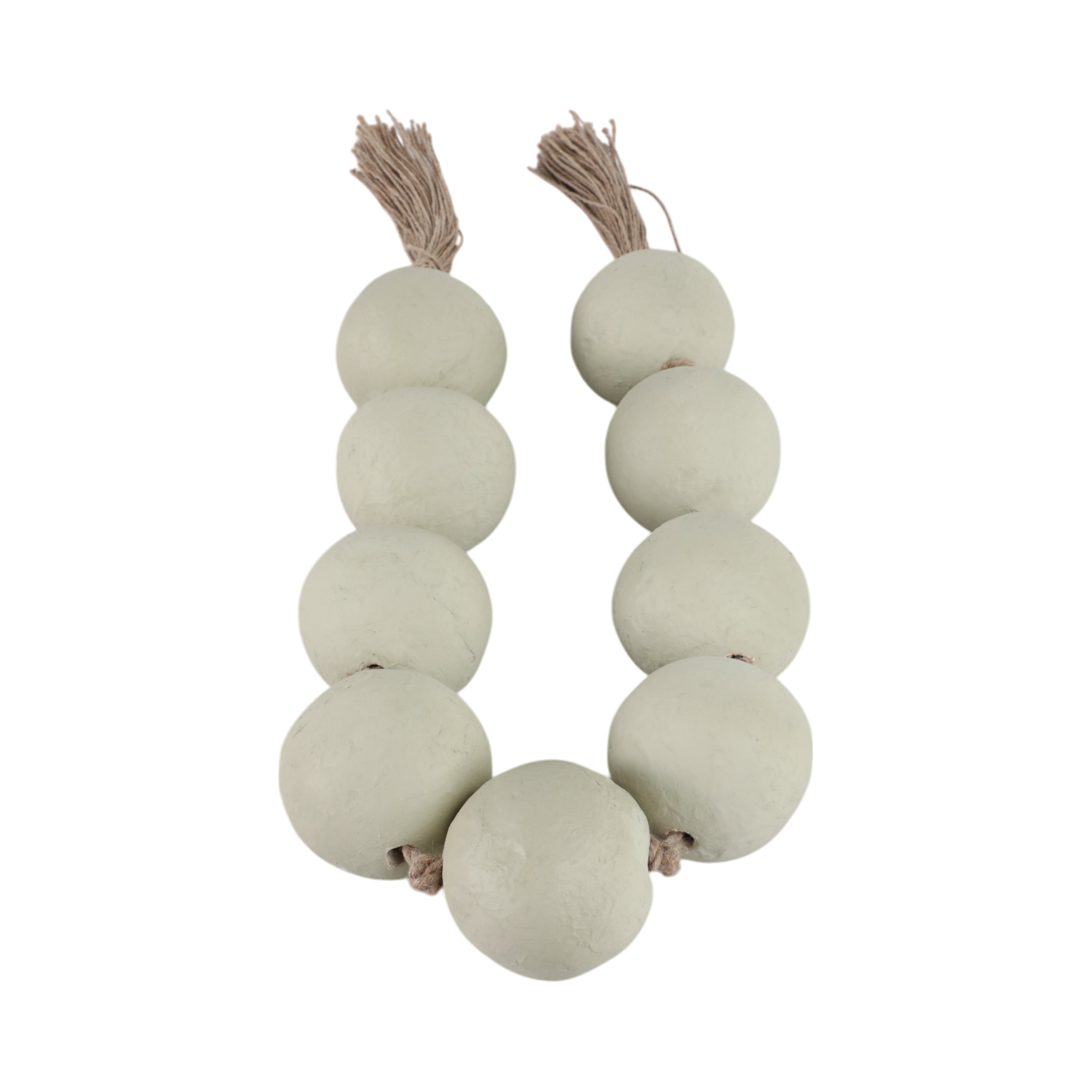 44x3" Ecomix Bead Garland, Sage Green - Decor Addict, LLC