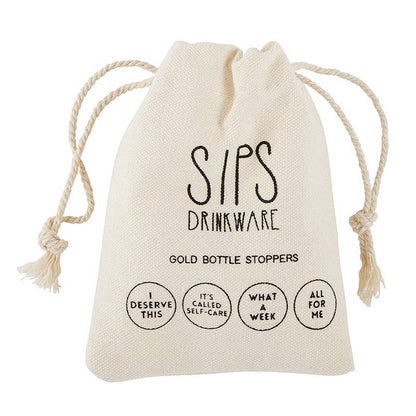 Sips Bottle Stoppers - Decor Addict, LLC