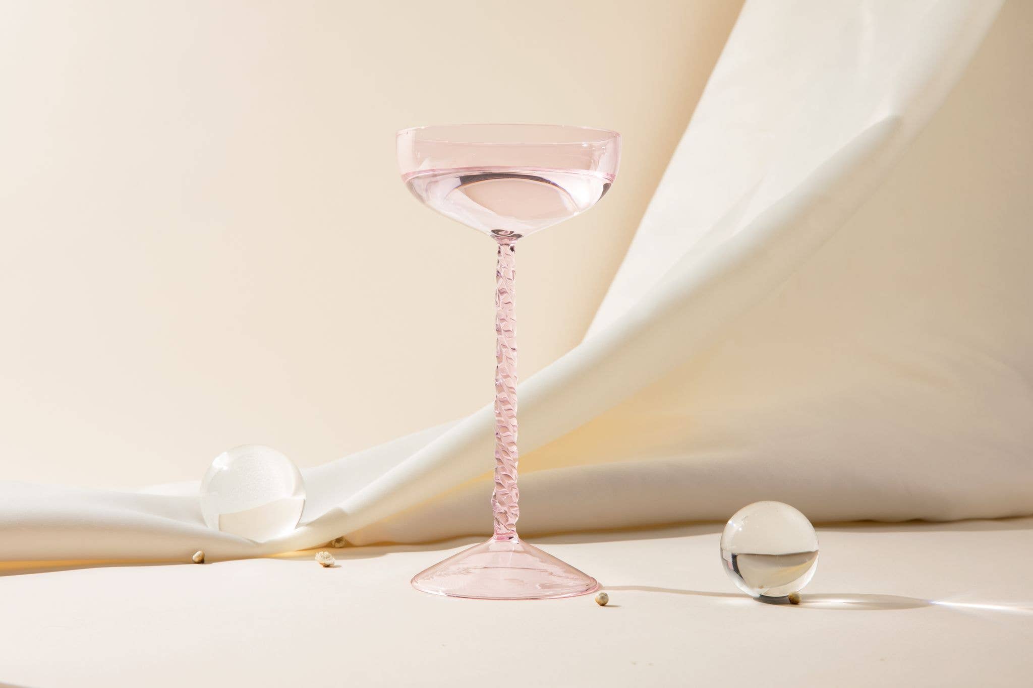 Pink Coupe Glass - Decor Addict, LLC