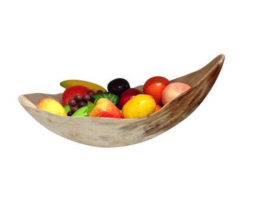 Versatile Bagala Horn Decor / Display Bowl - Decor Addict, LLC