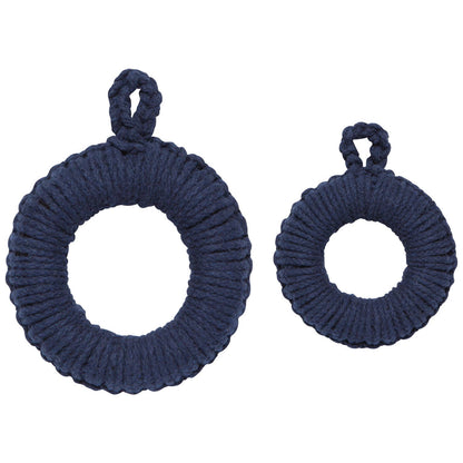 Heirloom Midnight Blue Orb Trivets Set of 2 - Decor Addict, LLC