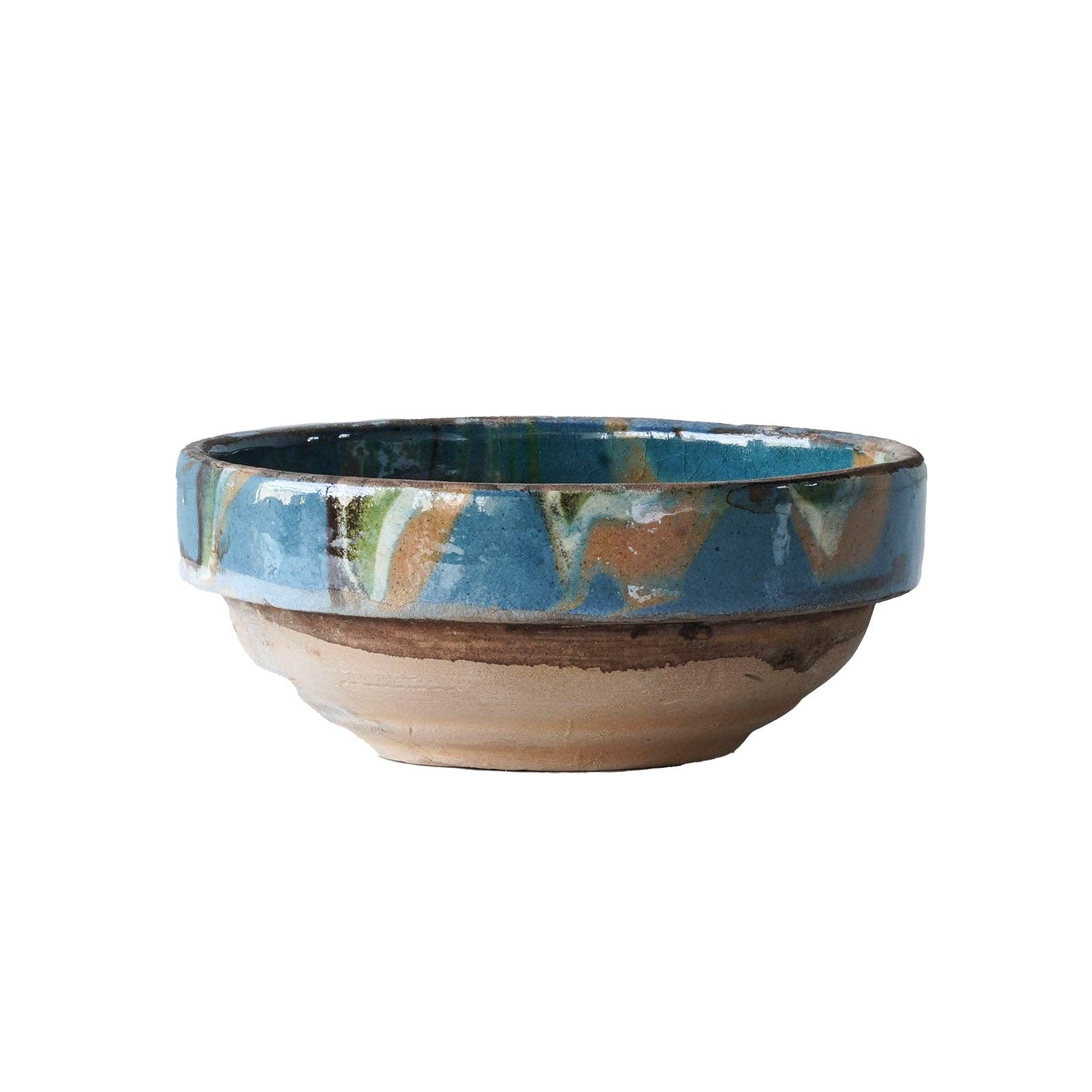 Cottage Crafted Bowl, Mini: Marbleized Green