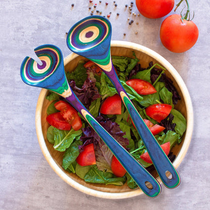 Baltique® Mumbai Collection Salad Salad Serving Utensil Set - Decor Addict, LLC