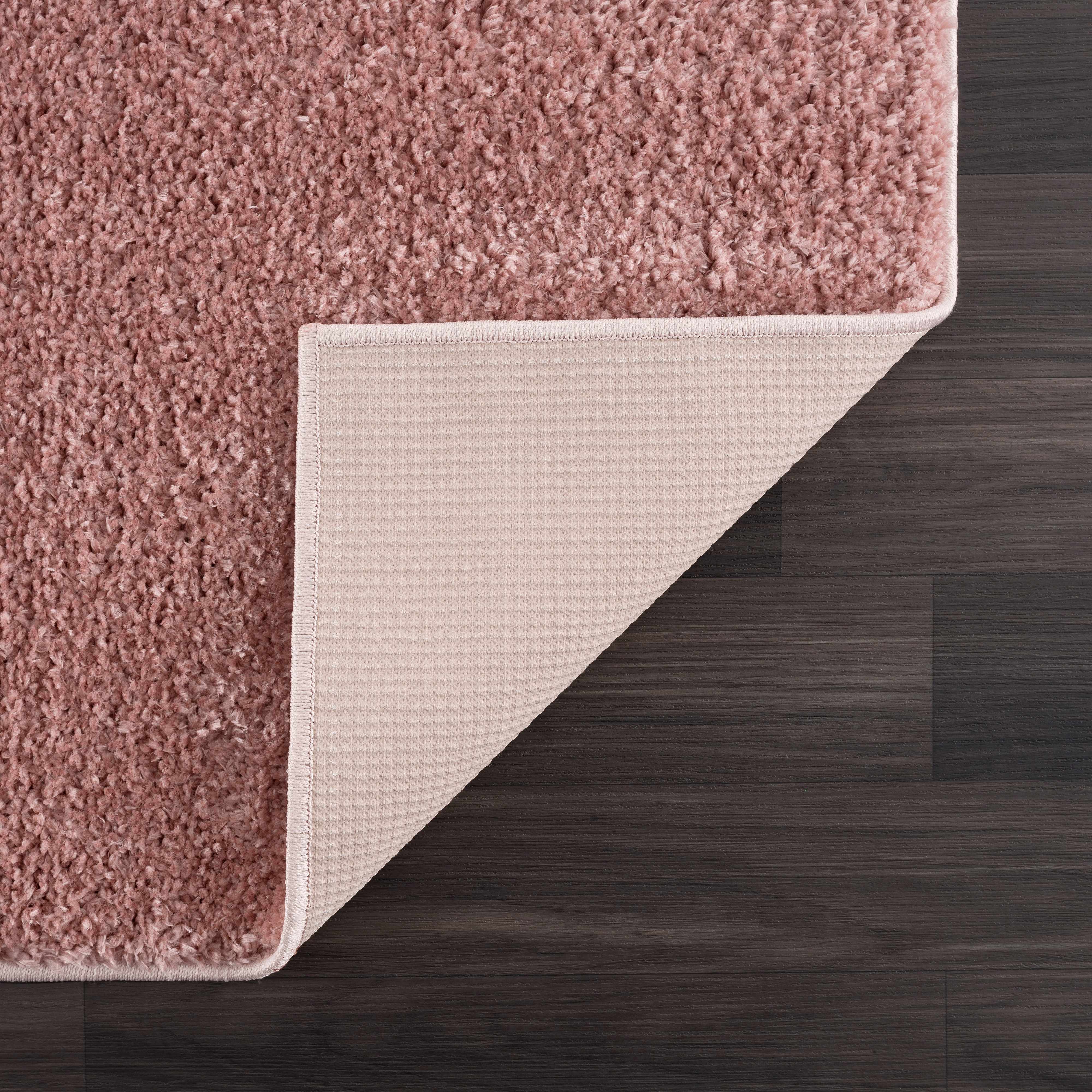 Judy Pink Washable Plush Rug - Decor Addict, LLC