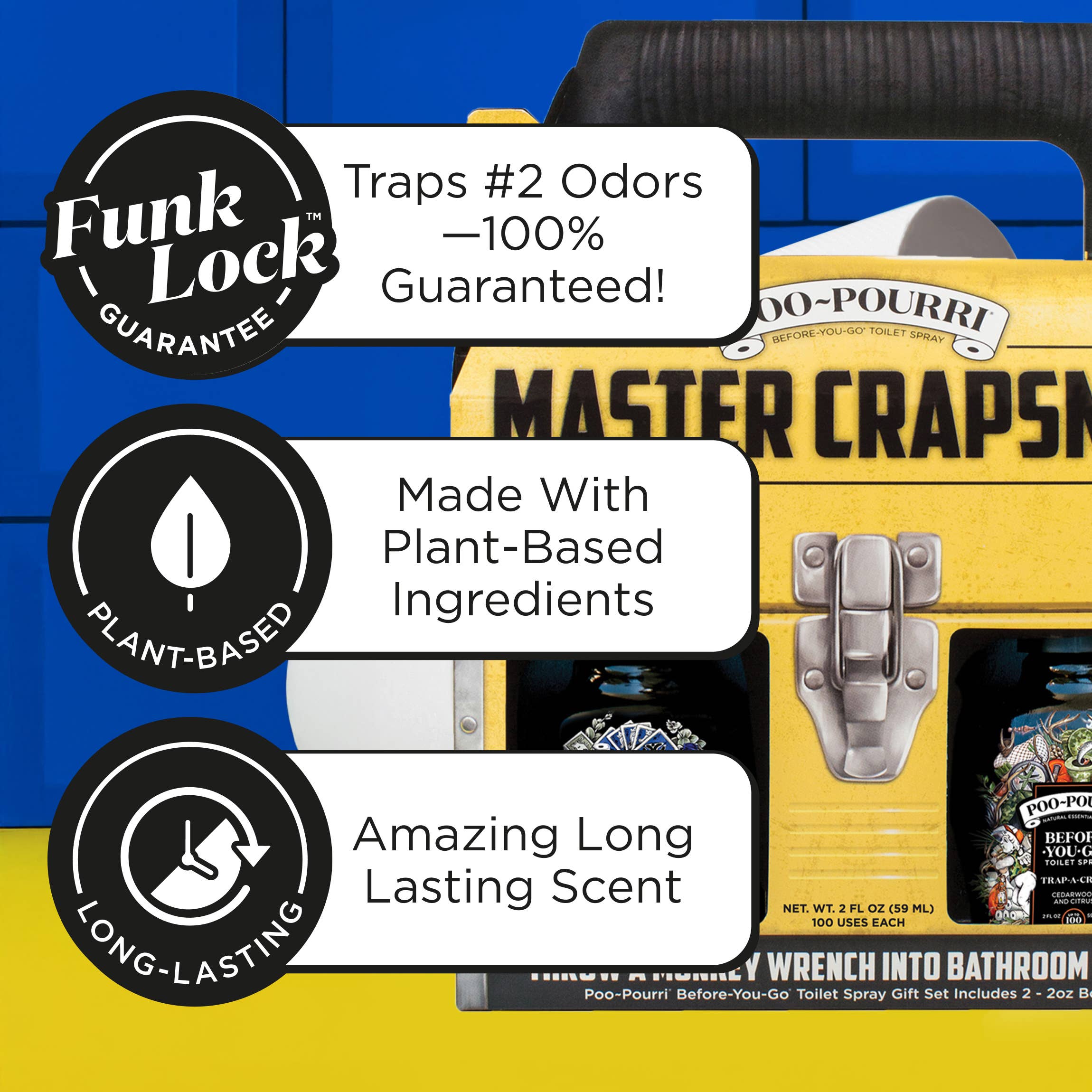 Poo~Pourri Master Crapsman Gift Set 2 pack 2 oz - Decor Addict, LLC