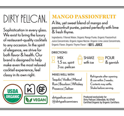 Mango Passionfruit Margarita: 750ml - Decor Addict, LLC