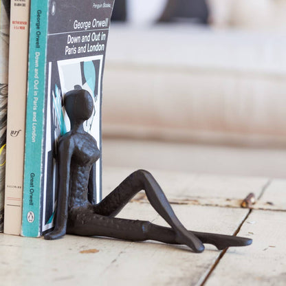 Ladies Stretching Metal Bookend Set - Decor Addict, LLC