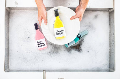 Scrubbly™ Kitchen Sponge: Cleano Grigio - Decor Addict, LLC